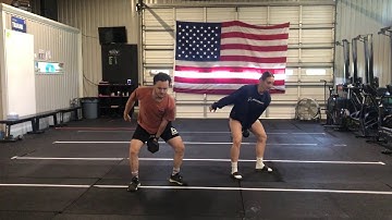 Alternating Dumbbell Hang Squat Clean