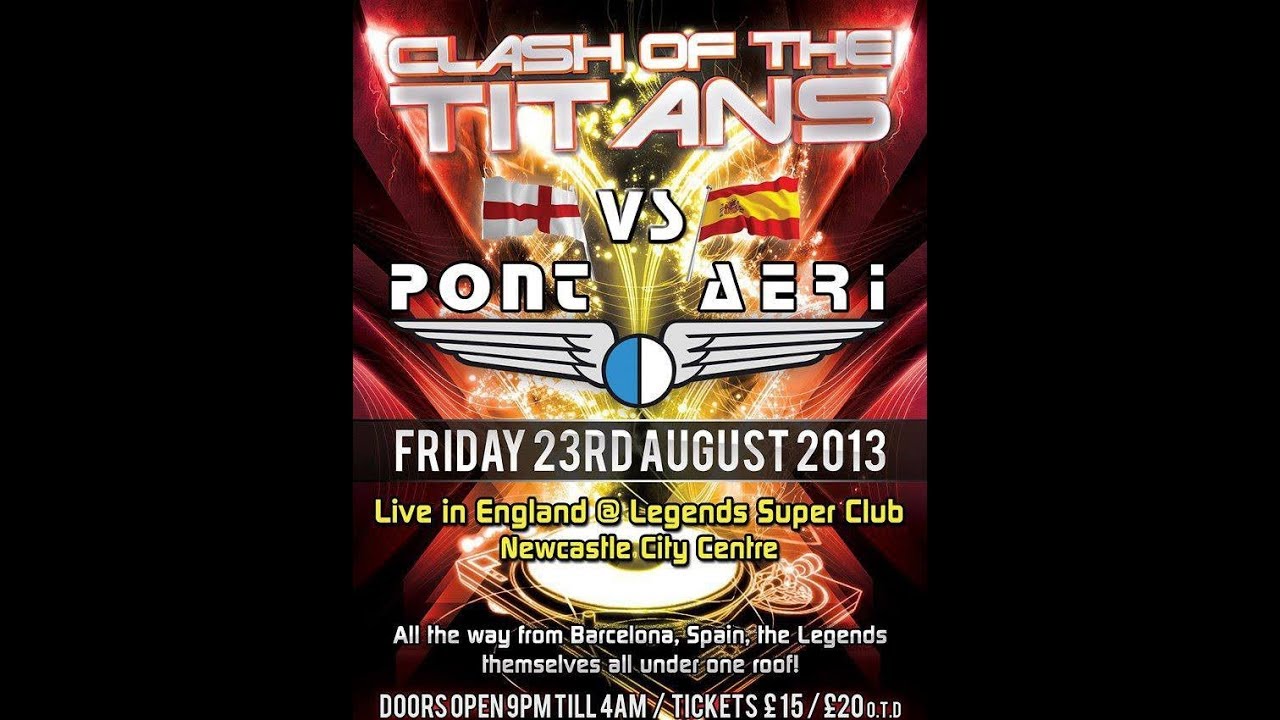 Dj's Skudero & Pastis Mc's Stompin Tazo & Turbo D @ Clash Of The Titans vs Pont Aeri 23.08.2013