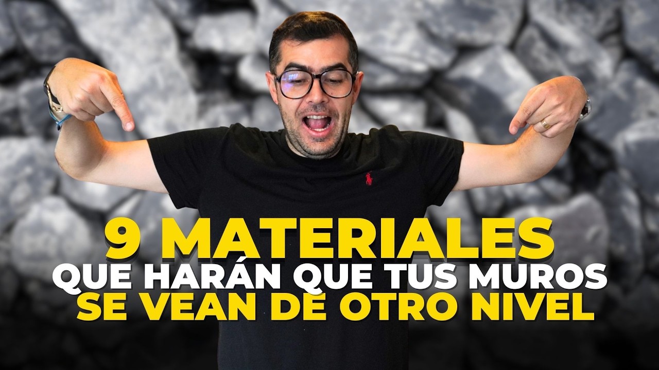 9 Materiales que Cambian Totalmente la Imagen de un Muro