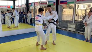 Дзюдо - учикоми ( выведение из равновесия ). Judo - kuzushi. ORTUS.KZ
