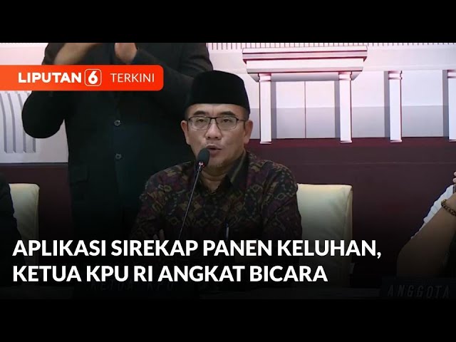 Ketua KPU RI Jelaskan Fungsi Aplikasi Sirekap dalam Pemilu 2024 | Liputan 6 class=