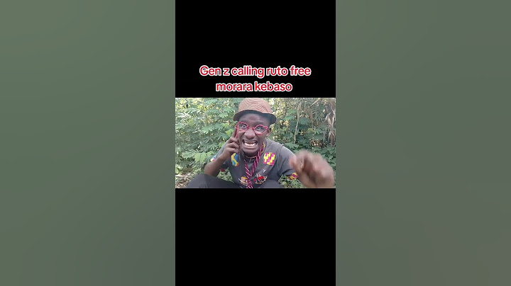 Gen z calling ruto to free morara kebaso ft Gachagua's impichment
