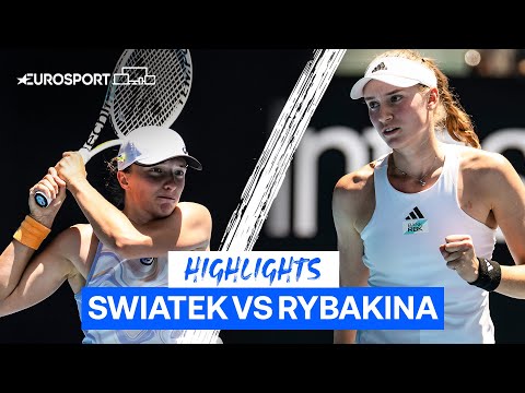 Elena Rybakina Takes Down World No.1 Iga Świątek | Australian Open | Eurosport tennis