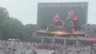 UGA Football 2026 Spring Game | Warm ups, Entrance, &amp; Scrimmage