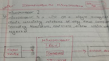 What is Microprocessor ? In Nepali |Chapter -1 Introduction to Microprocessor