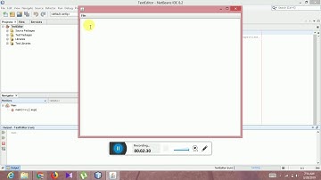 java text editors project demo