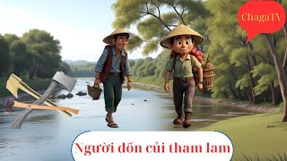 Phim hoạt hình| Truyện kể bé nghe| Người đốn củi tham lam