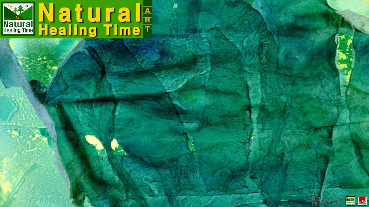 L1202 SpringOnionG_Healing Art Spring Onion in of focus 파! 좋았어 오래된 청녹의 질감 _힐링아트