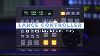 Lance Controller - Deleting Registers