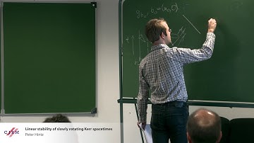 Peter Hintz: Linear stability of slowly rotating Kerr spacetimes