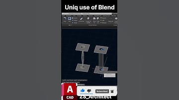 Surface Blend in Autocad || Autocad tips and tricks #shorts #autocad #3d