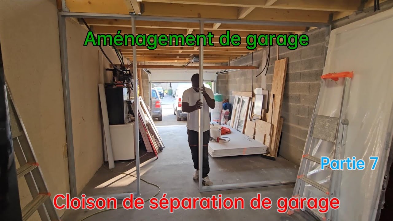 Aménagement de garage partie 7 Cloison de séparation de garage YouTube — free download