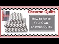 How to Make a Zig Zag Chevron Quilt Pattern with or without Triangles How to Make a Zig Zag Chevron Quilt Pattern with or without Triangles