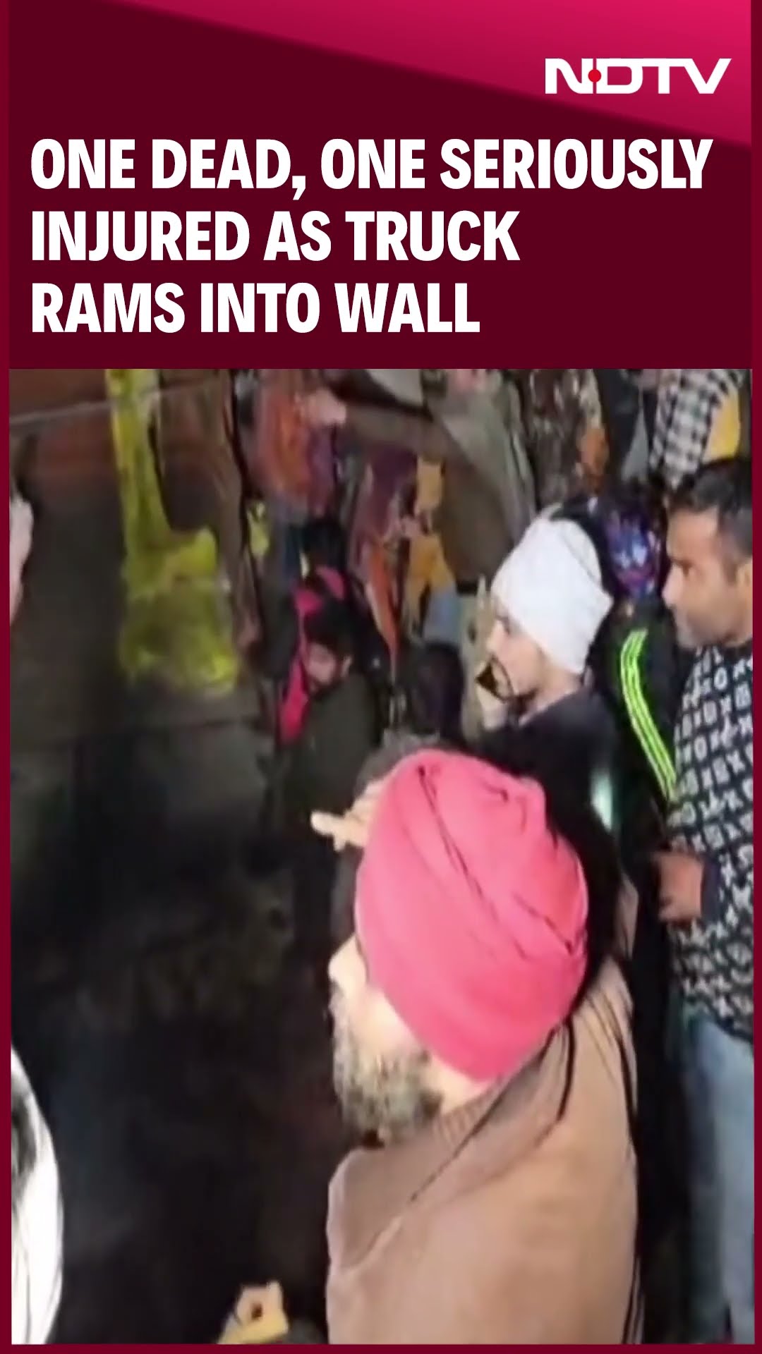 One Dead, One Seriously Injured As Truck Rams Into Wall In Karnal
