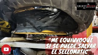 'Me equivoqué, si se puede salvar el sellomatic'. #moteros #motos #llantasyruedas