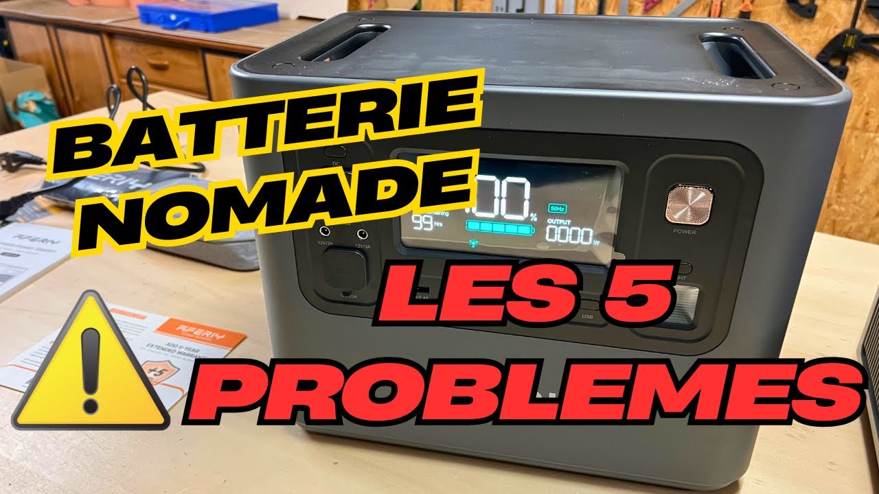 Batteries nomades : 5 défauts → la P280 apporte 4 solutions