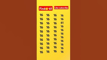 #find odd number #gk #quiz #iqtest