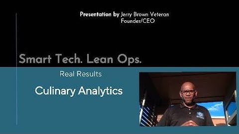 Do you want 20% net income in your restaurant? See how Smart Tech, Lean Ops, produced Real Results!