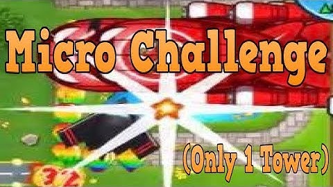Bloons TD Battles: Micro Challenge! (One Tower Only)