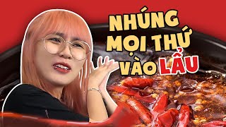 Nhúng tất cả mọi thứ vào lẩu Hadilao. Misthy phát cuồng với sự kết hợp này?! FOOD CHALLENGE