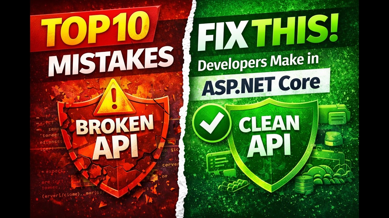 Top 10 Mistakes .NET Developers Make (Avoid These Now!) - YouTube