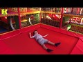 Детская площадка Надувной батут Лабиринт Дети играют Видео для детей