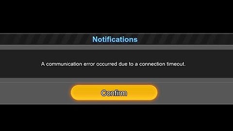Fix "A communication error occurred due to a connection timeout" in Dragon Ball Sparking Zero