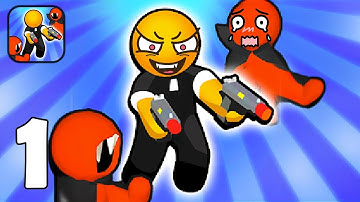 Vampire Defense - Part 1 Stickman Vampire Defense War Commander Army Base - Gameplay Walkthrough