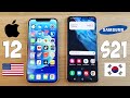 IPHONE 12 VS SAMSUNG GALAXY S21 - БИТВА ФЛАГМАНОВ 2021 ГОДА! ЧТО ЛУЧШЕ?