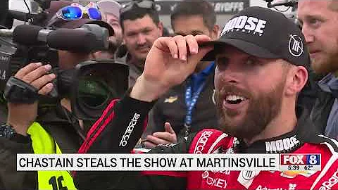 Chastain steals the show at Martinsville