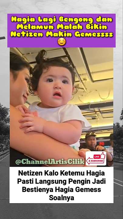Hagia Lagi Bengong Aja Menggemaskan #hagiaverhaag #jessicaiskandar #vincentverhaag #funny