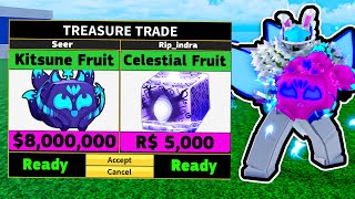 Trading EVERY Fruit For 200 Hours! (Blox Fruits)