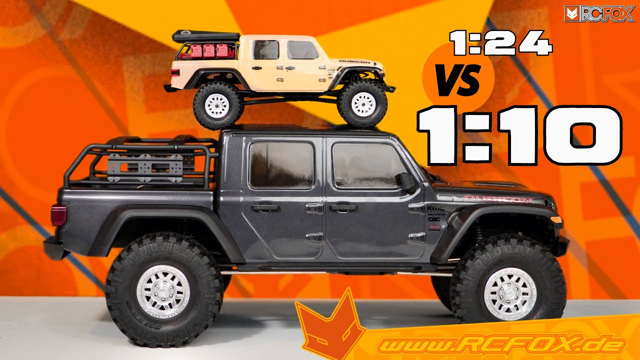 GROßES RC Car vs kleines RC Car! Was ist besser? Axial SCX24 vs