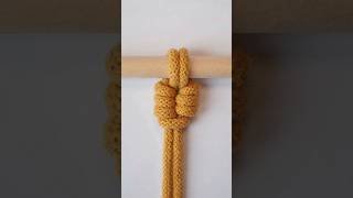 🐾 How to make macrame Cat&#39;s Paw Knot Step by Step tutorial #shorts #knots #macrame