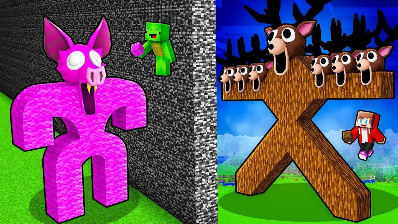 我的世界：杰杰和麦琪谁能创造出最强大的森林99夜傀儡？