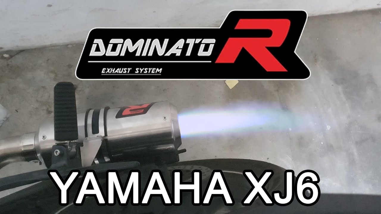 DominatoR Full Exhaust Yamaha XJ6 YouTube