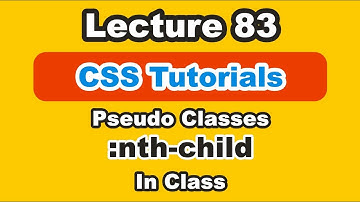 Nth-Child In CSS | Nth Child Selector | CSS Nth Child Selector | Nth Child HTML | Part 83
