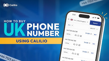 How to Buy a UK Virtual Phone Number | Calilio VoIP Tutorial for Business