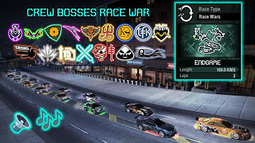 [Music ver.] Endgame Race War with all Crew Bosses - Need For Speed: Carbon