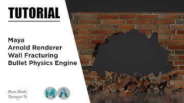 Wall Fracturing | Maya And Arnold Renderer | Tutorial