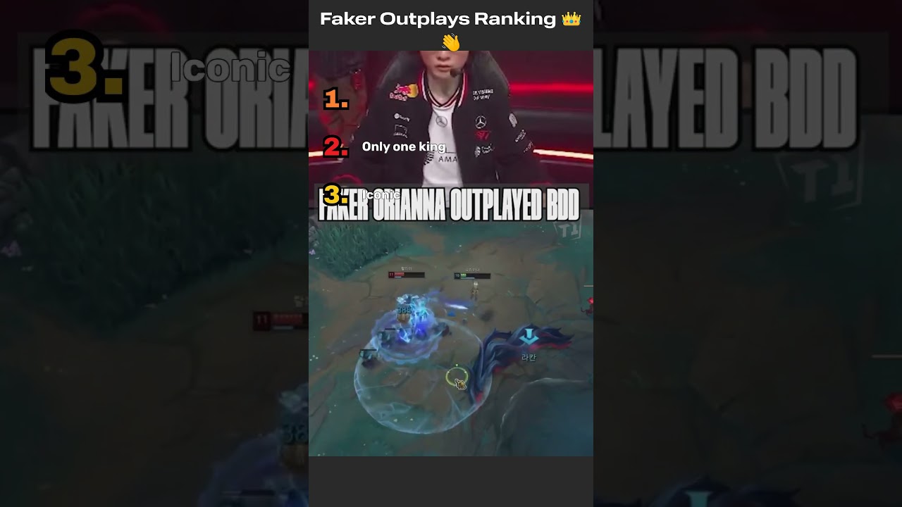 Ranking Faker Outplays 🔥🎮 