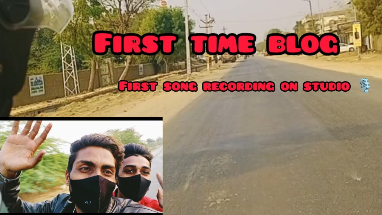 "First Time in the Studio: Behind the Scenes of My Music Journey!"" Blogger Sandeep's  Experience!"