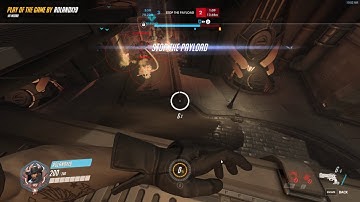 Overwatch - McCree quadruple kill behind enemy team after rez POTG - King