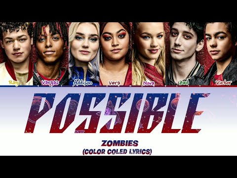 Zombies 4 Dawn Of The Vampires Possible Color Coled Lyrics