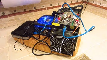 Modified Bitmain Antminer S5 Noise Level Vs. Home Microwave Sound - Decibel Meter - Bitcoin Mining