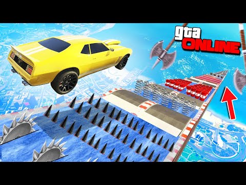 80 МИНУТ ЛЕДЯНОГО СПУСКА! ТОРМОЗА НЕ РАБОТАЮТ! ОСТАНОВИТЬСЯ НЕВОЗМОЖНО В GTA 5 ONLINE