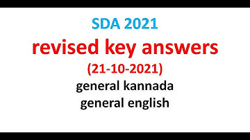 REVISED KEY ANSWERS ( SUBCODE: 414 & 415)  FOR THE POST OF  SECOND DIVISION ASSISTANT 2019