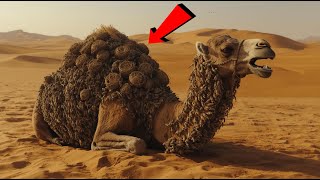 Camel Covered in Bees Rescued by Brave Team #CamelRescue #SaveAnimals #DesertRescue #EmotionalRescue