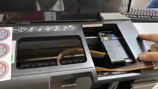 Hướng dẫn tự reset máy in Epson T 60 bị báo đèn mực đơn giản