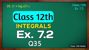 Class 12th ex 7.2 q35 Ncert Book/ class 12 math ex 7.2 q35 solution/ class 12 maths exercise 7.2 q35